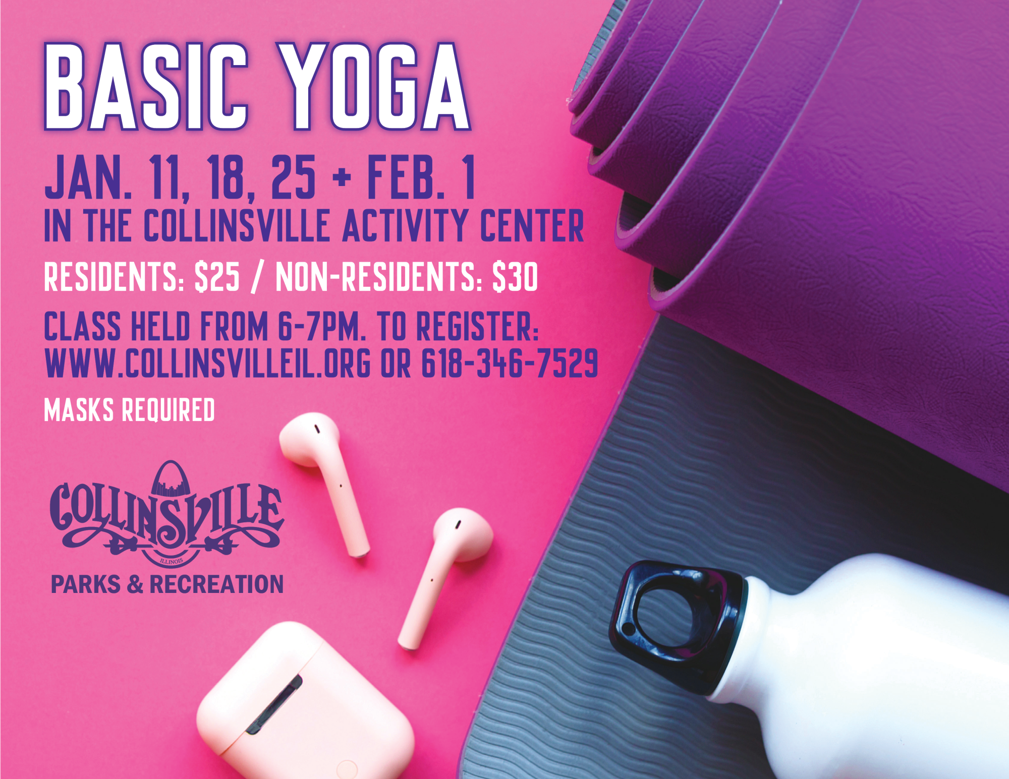 Basic Yoga Flyer January 2022