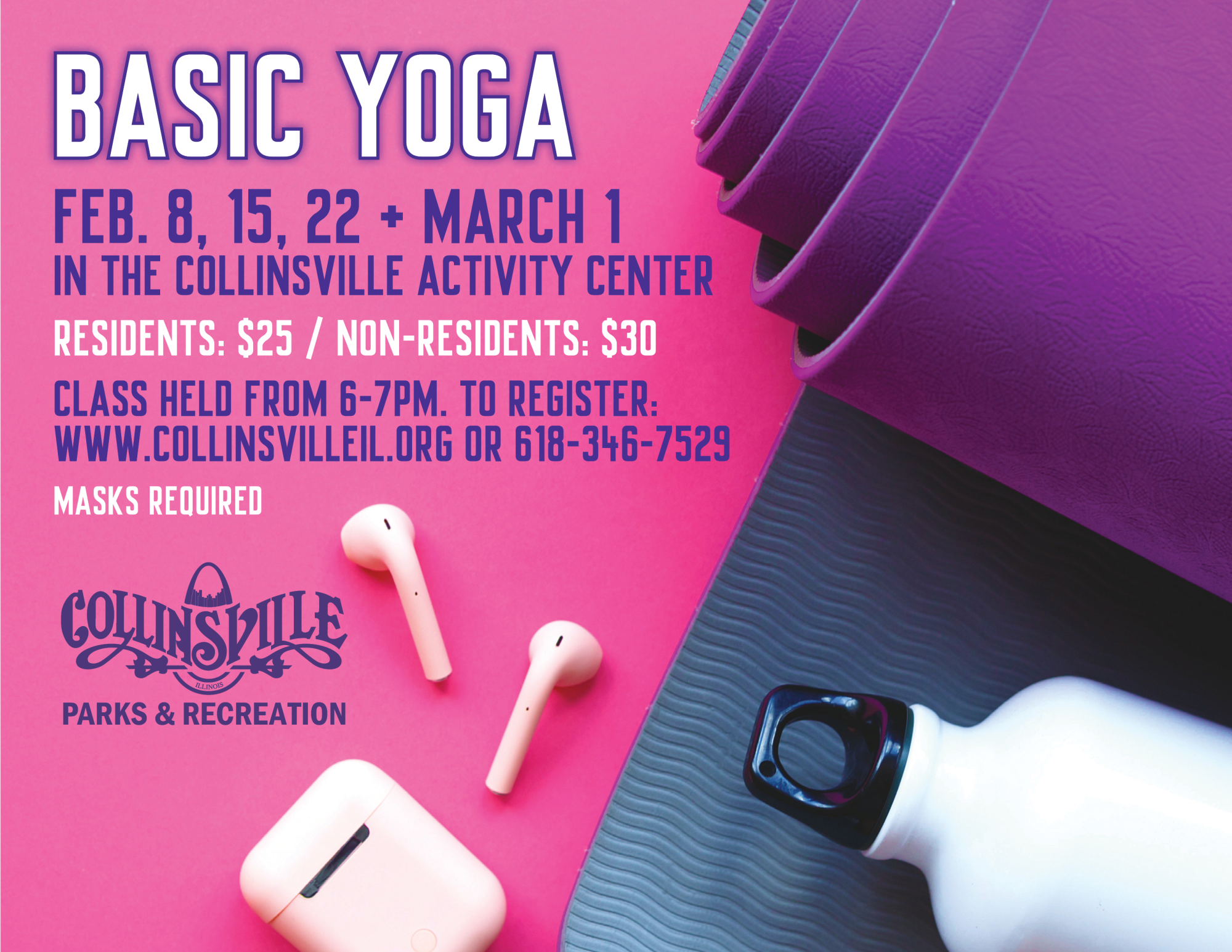 Basic Yoga Flyer February 2022