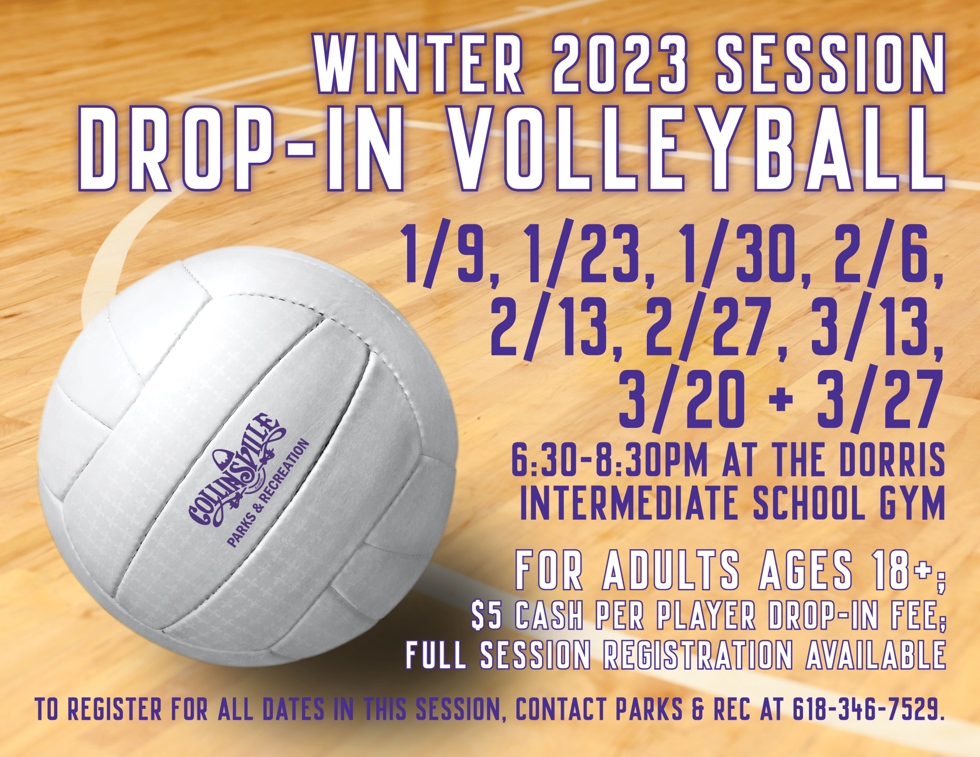 Monday Night Volleyball Winter 2023 