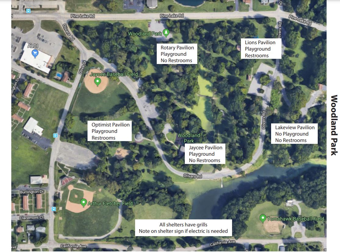 Woodland Park Map