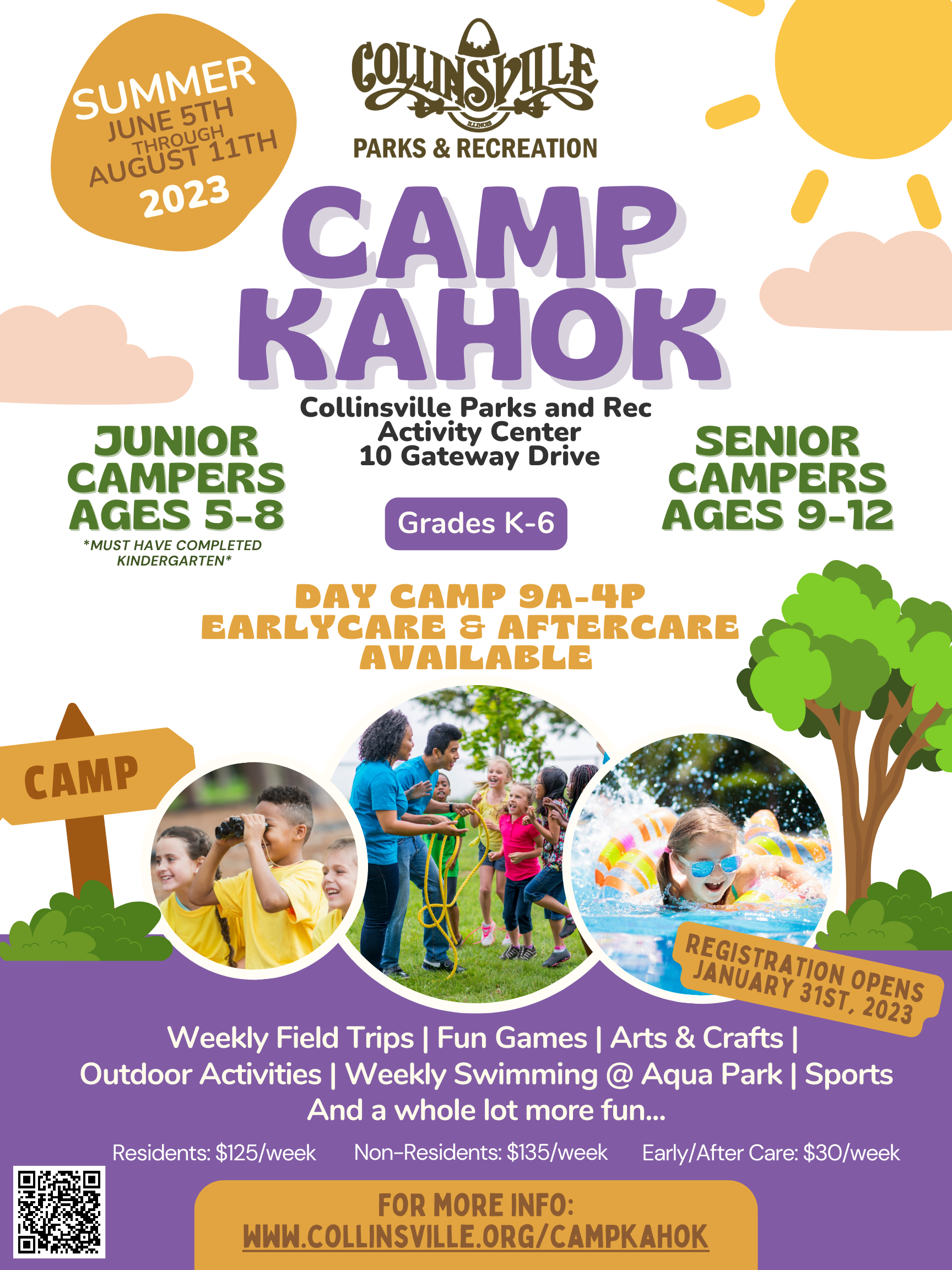 Camp Kahok 2023 Flyer