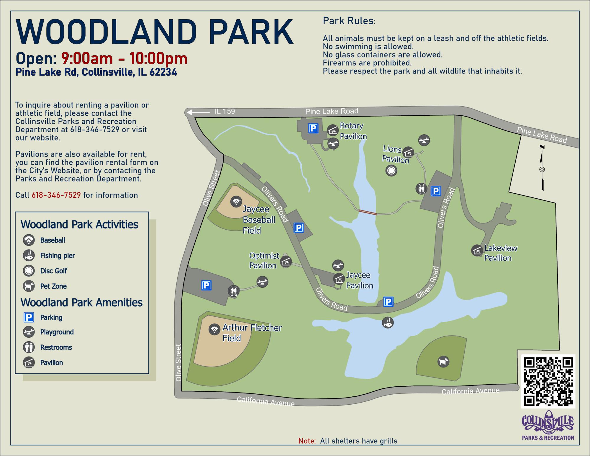 Woodland Park Map 