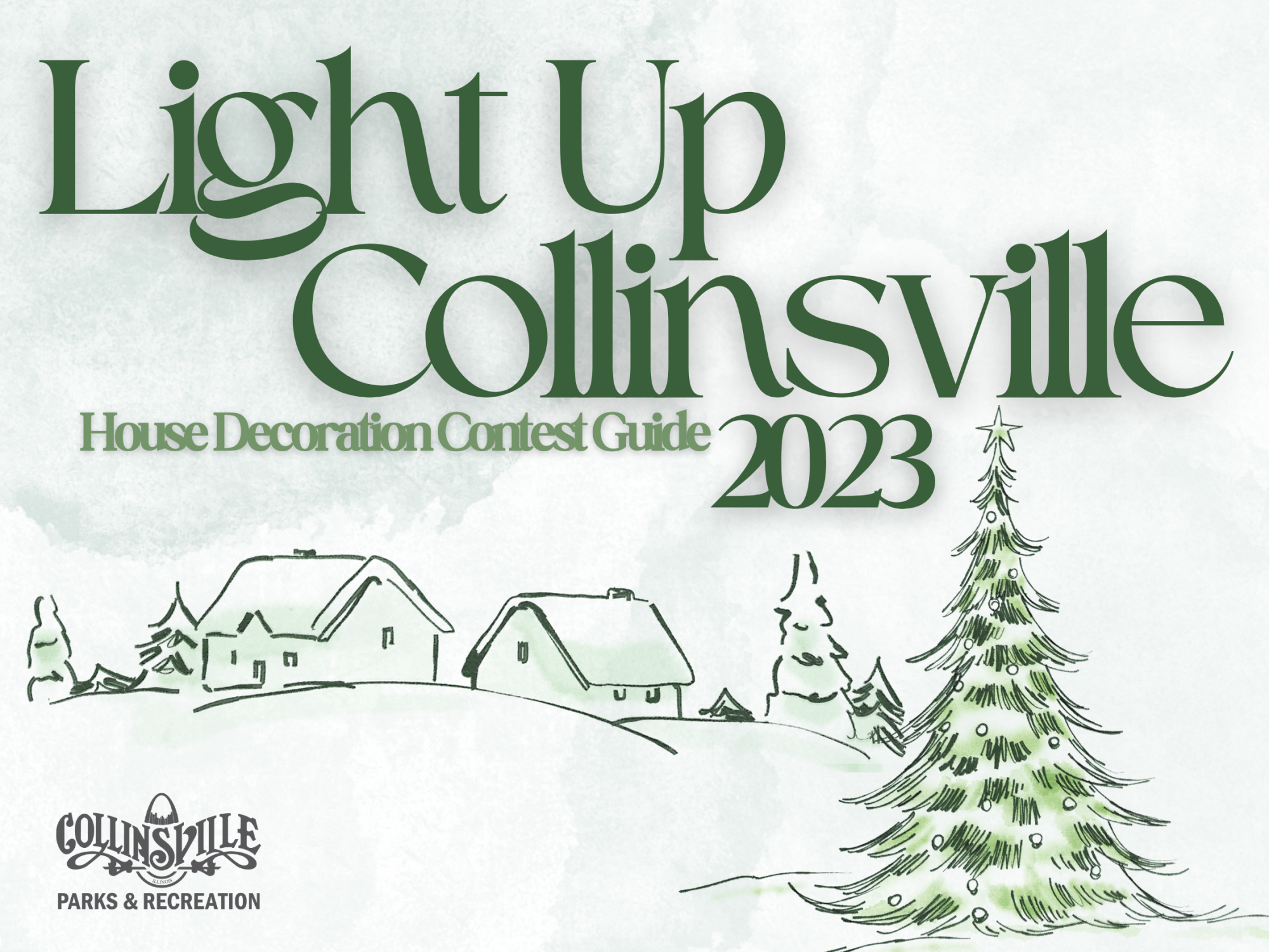 2023 Light Up Collinsville House Guide Cover Page