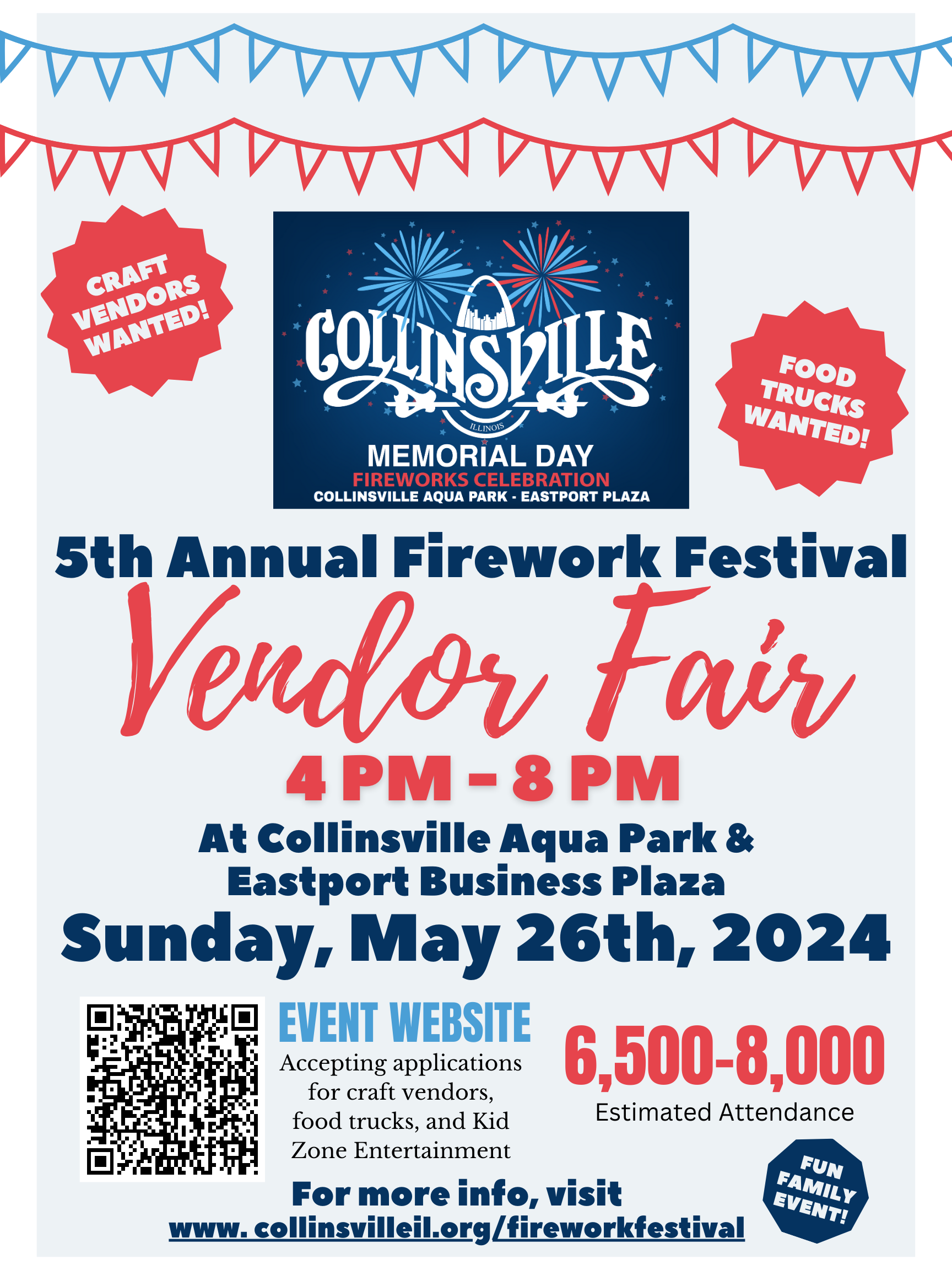 2024 Firework Festival Vendor Flyer