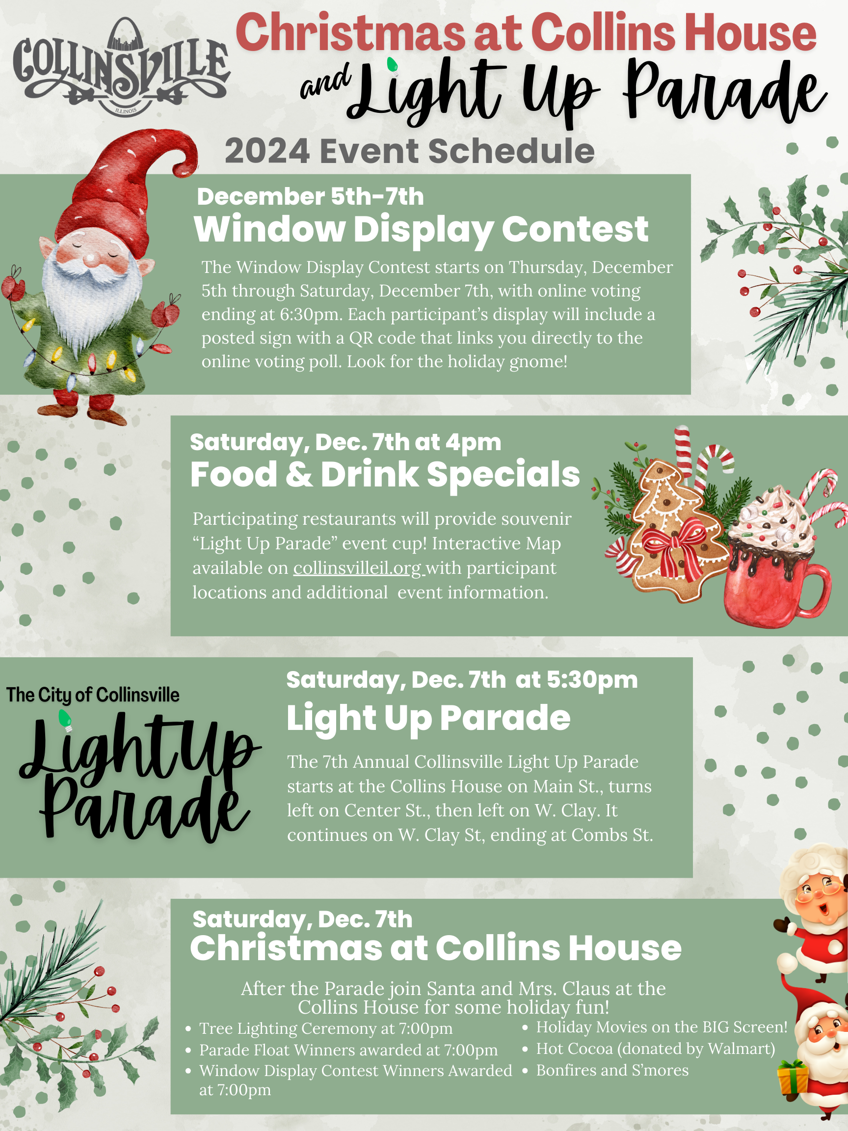 2024 Light Up Parade Event Schedule