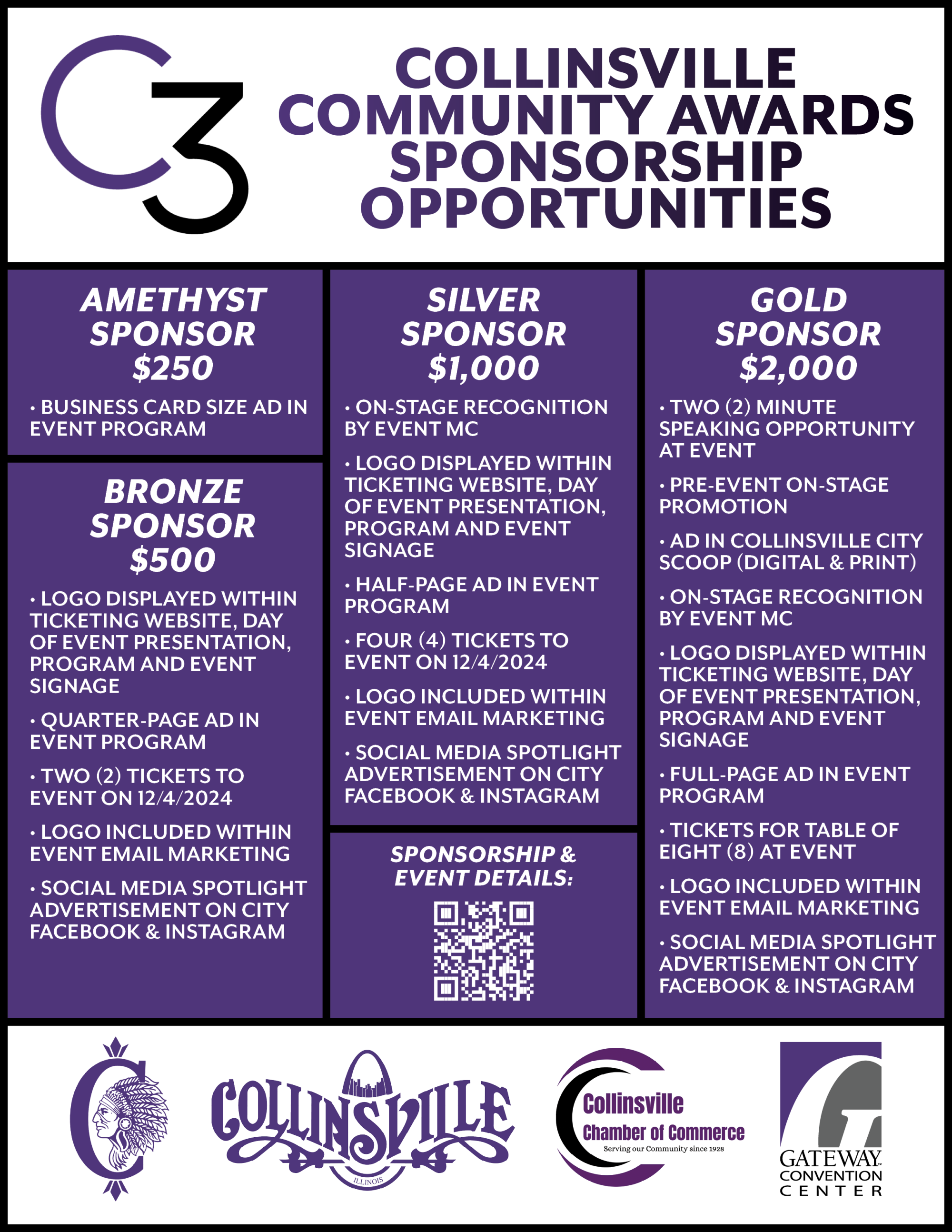 C3 Awards Sponsorship Sheet Updated 9.25.2024